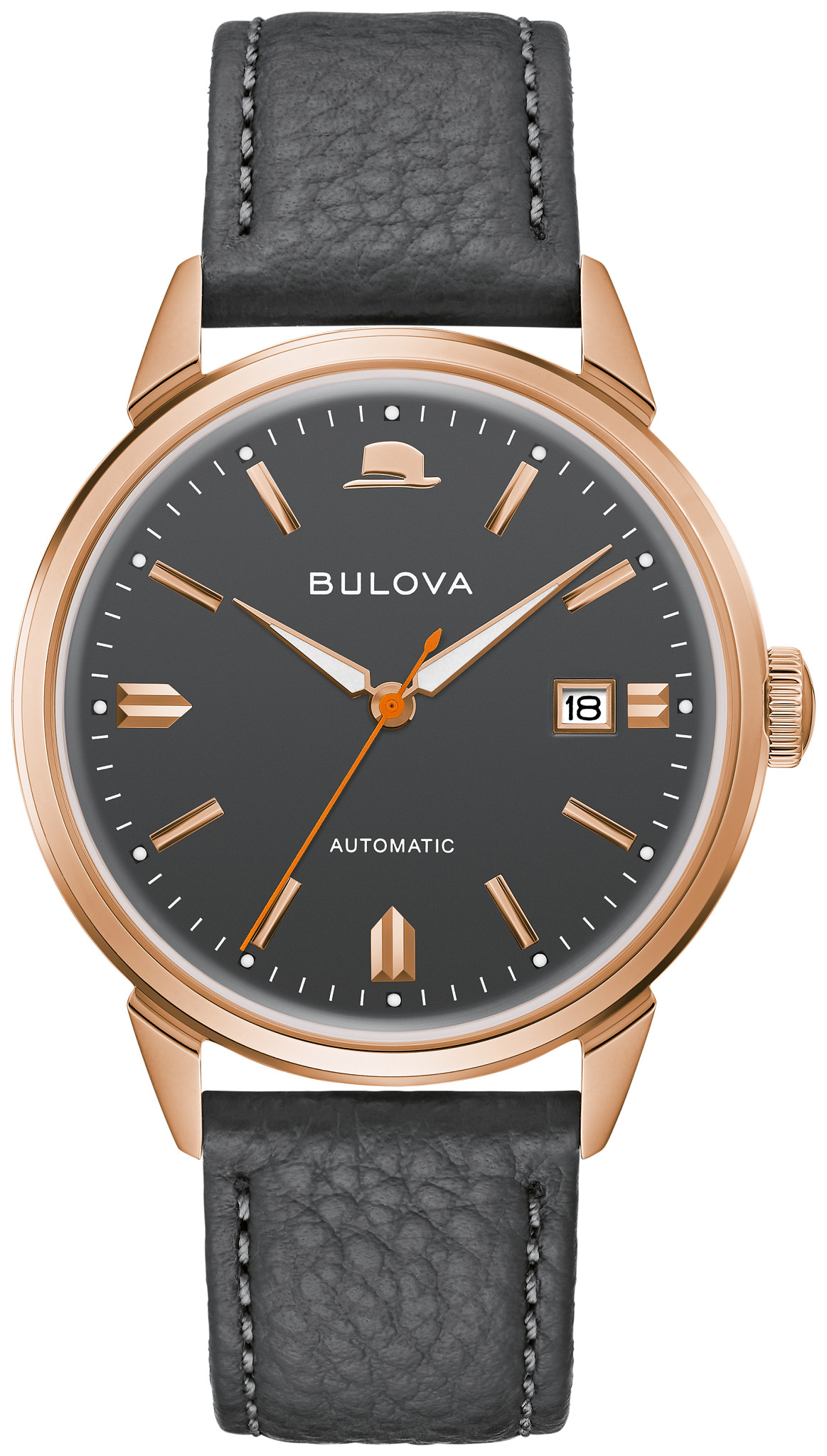 Gray Dial Leather Strap Summer Wind 97B206 | Bulova